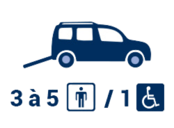 MONOSPACE ACCESSIBLE EN FAUTEUIL ROULANT